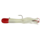Northland Fishing Tackle Level-Head Predator Tube Lure, Lumi Glo/Red Top, 3/4oz, NL-LHPT7-139