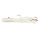 Northland Fishing Tackle Level-Head Predator Tube Lure, White, 3/4oz, NL-LHPT7-1