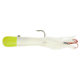 Northland Fishing Tackle Level-Head Predator Tube Lure, White/Chartruese Top, 3/4oz, NL-LHPT7-110