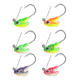 Northland Fishing Tackle Puppet Minnow Jig, Assorted, 1/4oz, NL-FBSW4-6-99