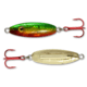Northland Fishing Tackle UV Buck-Shot Spoon, Green Perch, 1/4 oz, NL-BRUVS4-23