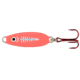 Northland Forage Minnow Spoon, 1/Card, 1/32Oz, #14 Hook Super-Glo Exo Red, FMS1-139