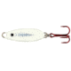 Northland Forage Minnow Spoon, 1/Card, 1/32Oz, #14 Hook Super-Glo Exo White, FMS1-131
