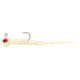 Northland Impulse Jig'N Tail Bloodworm Worm, 8, 1.5in, Glo White, IBBW1RC-13