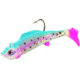 Northland Mimic Minnow Shad Swimbait, 1 1/2in, 1/32 oz, Sz 4 Hook, Glow Rainbow, Strip Card, MM1-6-21