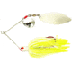 Northland Reed-RunnerClassic Tandem Spin Spinnerbait, Whitetreuse, 3/8oz, 6 Pack, RRTW5C-110