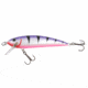 Northland Rumble Shiner Floating-Diving, 2 #4 Treble Hooks, Diving Depth 9-14, Purple Tiger, 3-1/4in, 3/8oz, RSN8-PT
