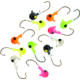 Northland SinkN Jig Head, 1/4 oz, 2/0 Hook, Assorted 12/Bag, SNJ4-12-99