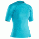 NRS H2Core Rashguard Short-Sleeve Shirt - Women's, Blue Atoll, XL 10020.06.109