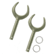 NRS Mini Aluminum Oarlocks, Pair 84023.01.100