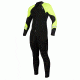 NRS Steamer 3/2 Wetsuit - Men's, Black/High Vis Green, XL 17276.02.103