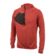 NW Alpine Black Spider Hoody - Men's-Tomato Red-Small