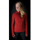 NW Alpine Black Spider Hoody - Womens-Tomato Red-Large