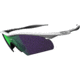 Oakley M-Frame Hybrid Sunglasses - Polished White Frame w/ Jade Iridium Lenses 09-196