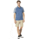 Oakley Aero Motion Sleeve Polo - Mens, Ensign Blue, Medium 434032-64W-M