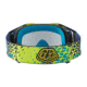 Oakley Airbrake MX Goggles, Starburst Yellow/Blue/Irid, OO7046-42
