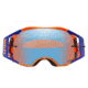 Oakley Airbrake MX Goggles w/Prizm MX Sapphire, Orange/Blue, OO7046-61