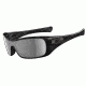 Oakley Antix Black Plaid Frame w/ Grey Polarized Lenses Sunglasses 24-131