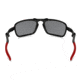 Oakley Badman Sunglasses Dark Carbon Frame, Black Iridium Polarized Lens-OO6020-07