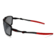 Oakley Badman Sunglasses Dark Carbon Frame, Black Iridium Polarized Lens-OO6020-07