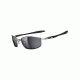 Oakley Blender Sunglasses, Chrome+Silver Ghost Txt Frame, Black Irid Lens OO4059-02