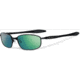 Oakley Blender Sunglasses, Emerald Iridium Polarized Lens, Polished Black Frame OO4059-13