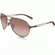 Oakley Caveat Aviator Sunglasses 405401-60 - Rose Gold Frame, VR50 Brown Gradient Lenses