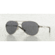 Oakley Caveat Aviator Sunglasses 405402-60 - Polished Chrome Frame, Grey Lenses