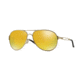 Oakley Caveat Aviator Sunglasses 405418-60 - Polished Gold Frame, 24K Iridium Lenses