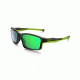 Oakley Chainlink Mens Asian Fit Sunglasses, Grey Smoke Frame, Jade Iridium Lens OO9252-04