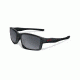 Oakley Chainlink Mens Asian Fit Sunglasses, Matte Steel Frame, Black Iridium Lens OO9252-10