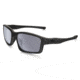 Oakley Chainlink Sunglasses Matte Black Frame, Grey Polarized Lens-OO9247-15
