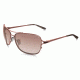 Oakley Conquest Sunglasses Polished Rose Gold/Brown Moss Frame, VR50 Brown Gradient Lens-OO4101-02