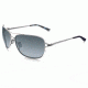 Oakley Conquest Sunglasses Polished Chrome/Blue Moss Frame, Grey Gradient Polarized Lens-OO4101-06