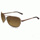 Oakley Conquest Sunglasses Satin Rose Gold/Tortoise Frame, Brown Gradient Polarized Lens-OO4101-01