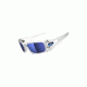 Oakley Crankcase Matte Clear Frame w/ Ice Iridium Polarized Lenses Men's Sunglasses OO9165-09