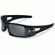Oakley Crankcase Sunglasses, Matte Black Frame, Grey Lens OO9165-12