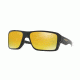 Oakley DOUBLE EDGE OO9380 Sunglasses 938002-66 - Polished Black Frame, 24K Iridium Lenses