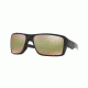 Oakley DOUBLE EDGE OO9380 Sunglasses 938014-66 - Polished Black Frame, Prizm Shallow Water Polarized Lenses