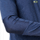 Oakley Engineered Insert Long Sleeve Polo - Mens, Foggy Blue, Large, 434421-6FB-L