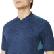 Oakley Ergonomic Evolution Polo Short Sleeve - Mens, Dark Blue Med Htr, Large 434326-6E2-L
