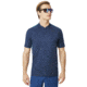 Oakley Ergonomic Evolution Polo Short Sleeve - Mens, Dark Blue Med Htr, Large 434326-6E2-L