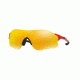 Oakley EVZERO PATH A OO9313 Sunglasses 931309-38 - Infrared Frame, Fire Iridium Lenses