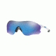 Oakley EVZero Path A OO9313 Sunglasses 931315-38 - Polished White Frame, Prizm Sapphire Lenses
