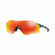 Oakley EVZero Path A OO9313 Sunglasses 931318-38 - Aero Grid Sky Frame, Prizm Ruby Lenses