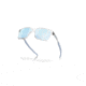 Oakley Exchange Sun Sunglasses, Polished Clear, PRIZM Sapphire Polarized, PRIZM Sapphire Polarized, OO9483-0356
