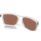 Oakley Exchange Sun Sunglasses, Polished Clear, PRIZM Sapphire Polarized, PRIZM Sapphire Polarized, OO9483-0356