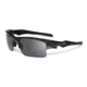 Oakley FAST JACKET XL OO9156 Sunglasses 915618-71 - Polished Black Frame, Black Iridium &amp; P42 Iridium Lenses
