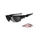 Oakley Fast Jacket Asian Fit Polished Black Frame w/ Slate Iridium Lenses Sunglasses OO9162-03