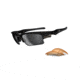 Oakley Fast Jacket Asian Fit XL Polished Black Frame w/ Slate Iridium Lenses Sunglasses OO9163-01